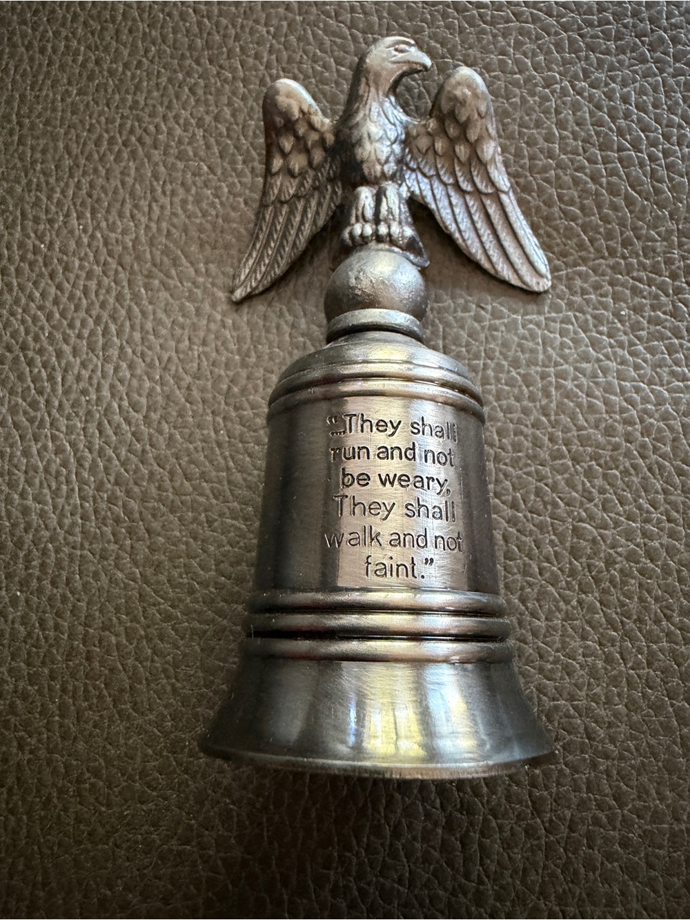 Religious Bell With Eagle Finial
